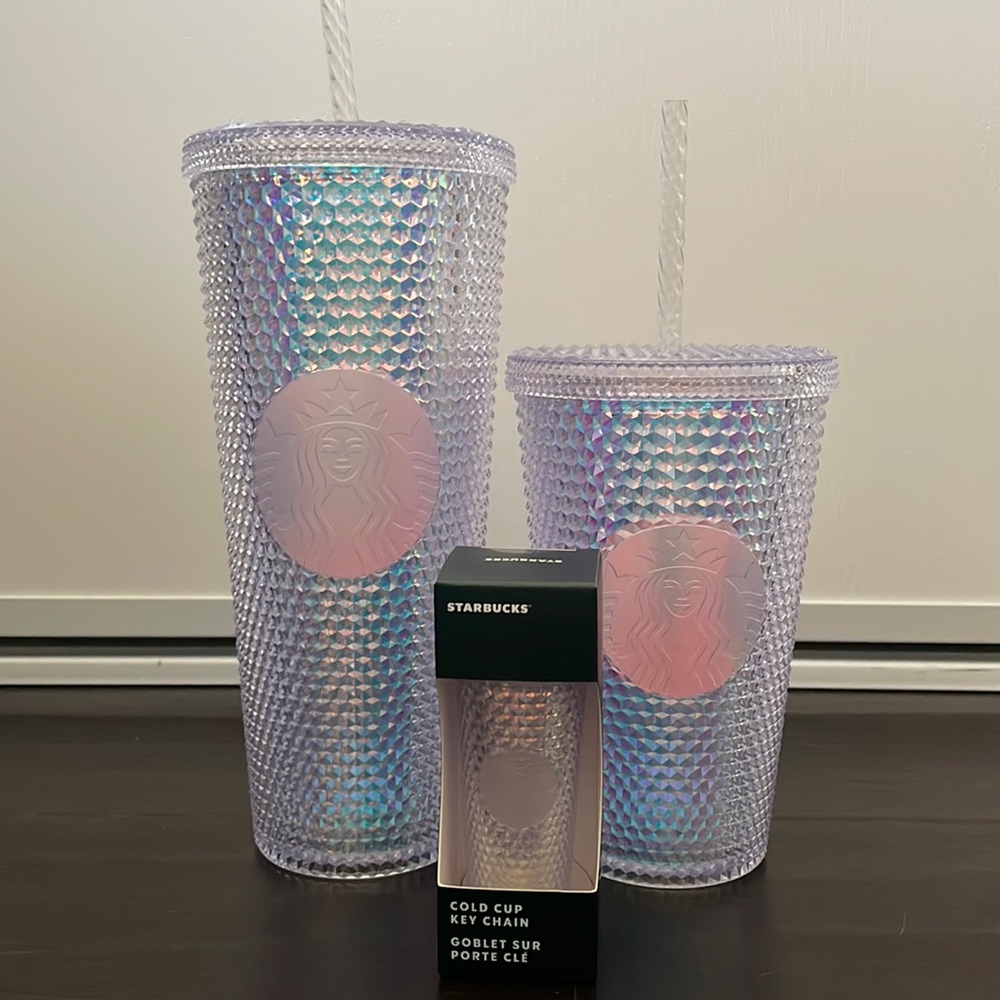 New Starbucks Studded Unicorn Tumbler Set